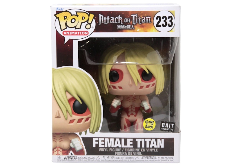 Funko Pop! Animation Attack on Titan Female Titan GITD Bait