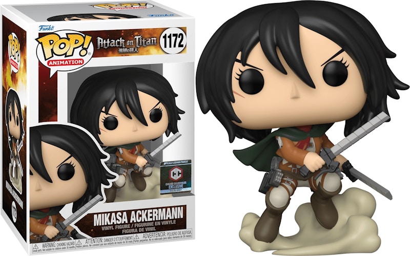 Funko Pop! Animation: Attack on Titan Mikasa Ackermann (Chalice Collectibles) Figure #1172