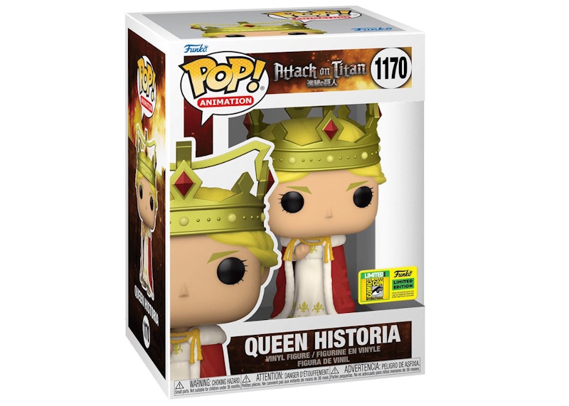 Funko Pop Animation Attack on Titan Queen Historia 2022 SDCC