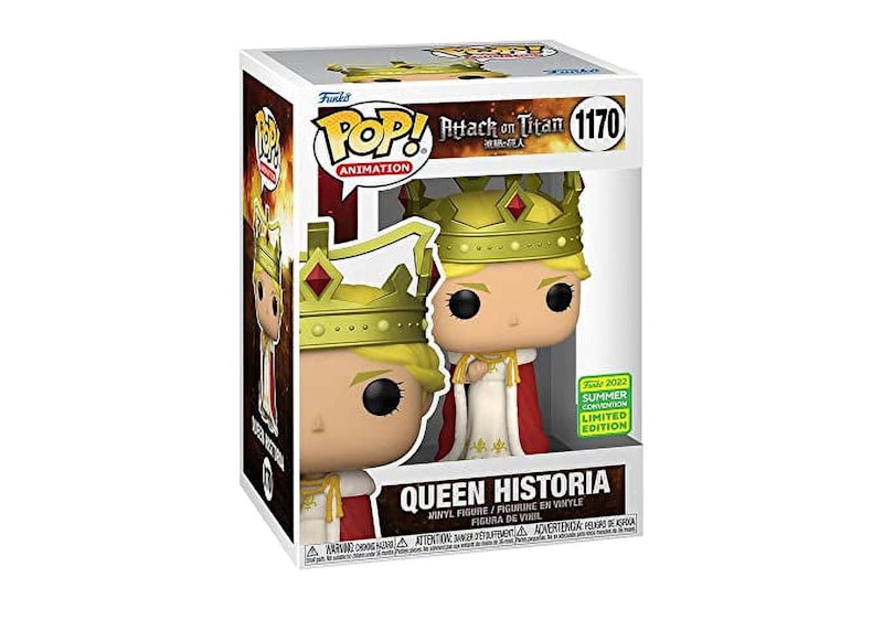 Funko Pop Animation Attack on Titan Queen Historia 2022 Summer Convention Figure 1170 GB