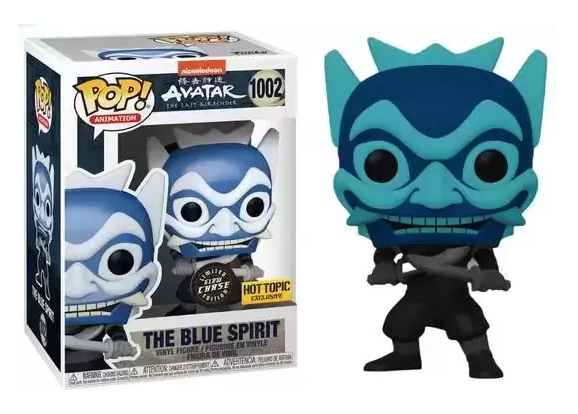 Funko Pop! Animation Avatar The Last Air Bender The Blue Spirit Hot Topic  GITD Chase Exclusive Figure #1002