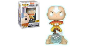 Funko Pop! Animation Avatar: The Last Airbender Aang on Airscooter (Glow Chase) Hot Topic Exclusive Figure #541