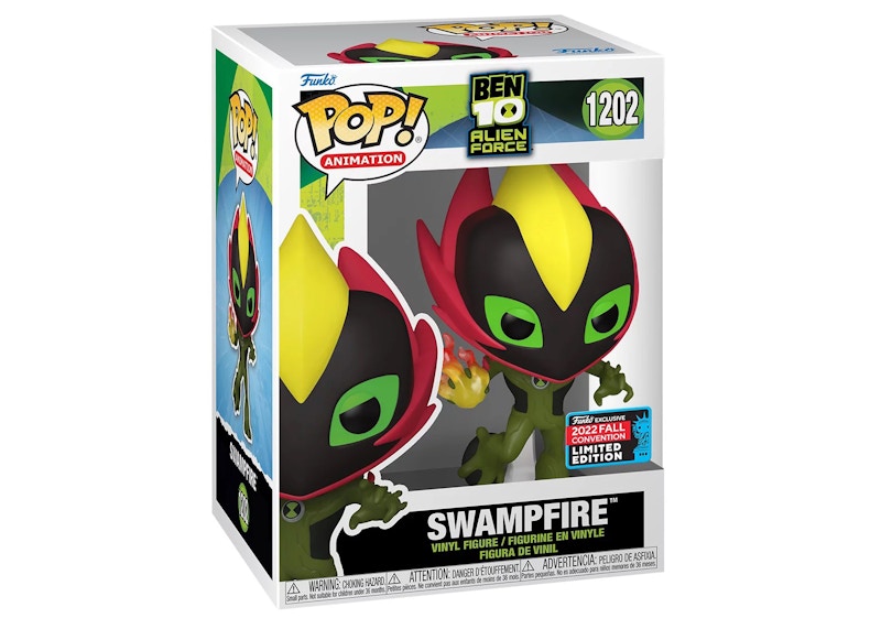 しているの】 Funko Pop! Ben 10 Alien Force Swampfire NYCC 2022 Con Sticker 海外 即決  いいただく