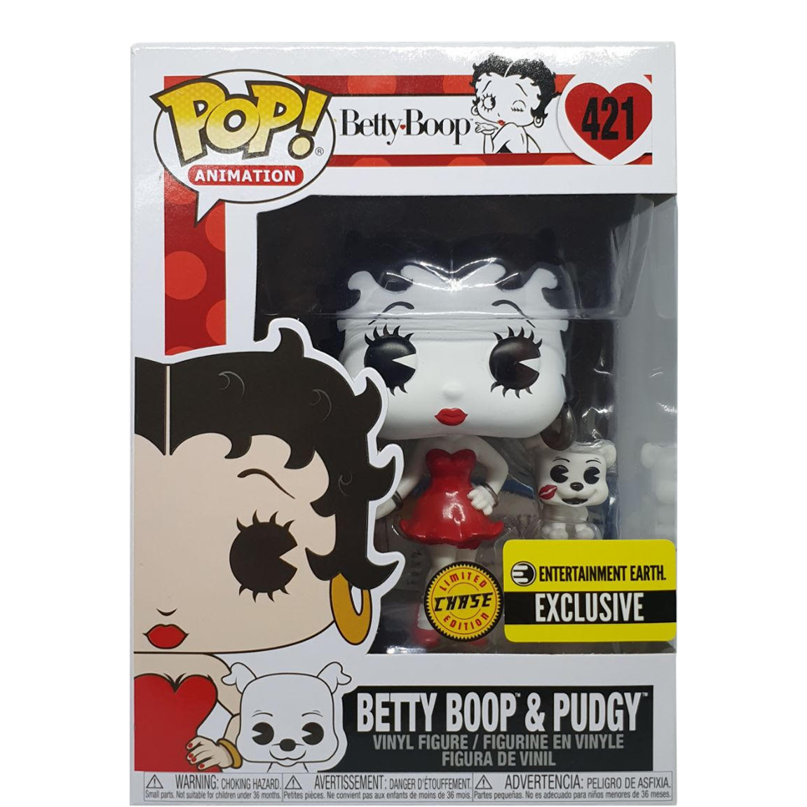 Funko Pop! Animation Betty Boop Betty Boop & Pudgy (Chase