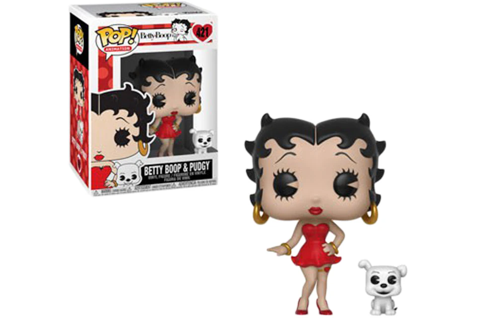 Funko Pop! Animation Betty Boop Betty Boop & Pudgy Figure #421 - US