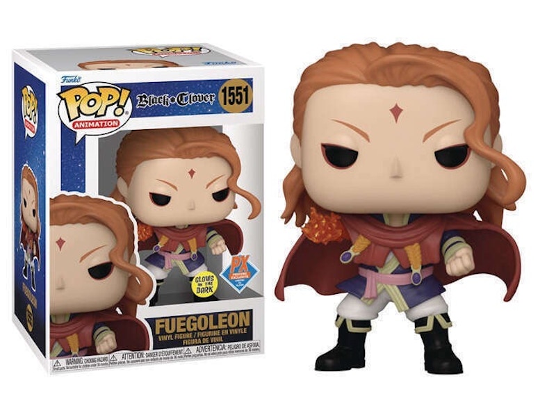 Funko Pop! Animation: Black Clover Fuegoleon (Glow)(PX Preview)(15,000 Pcs) Figure #1555