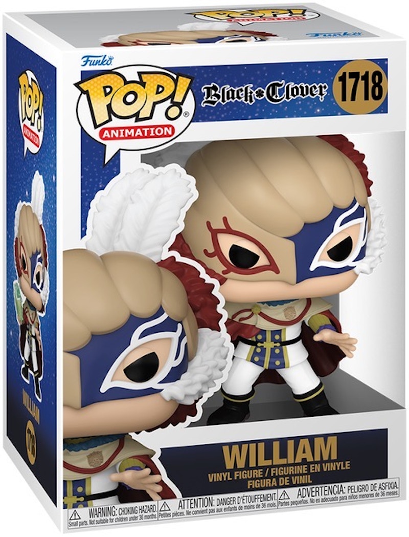 Funko Pop! Animation: Black Clover William Figure #1718