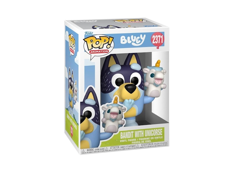 Funko Pop! Animation: Bluey - Bandit with Unicourse Figure #2371