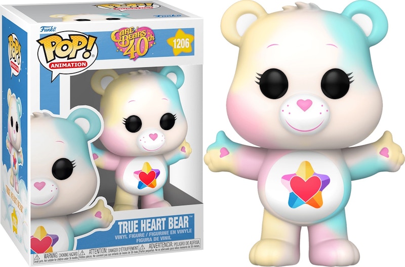 Funko Pop! Animation: Care Bear 40th True Heart Bear Figure #1206
