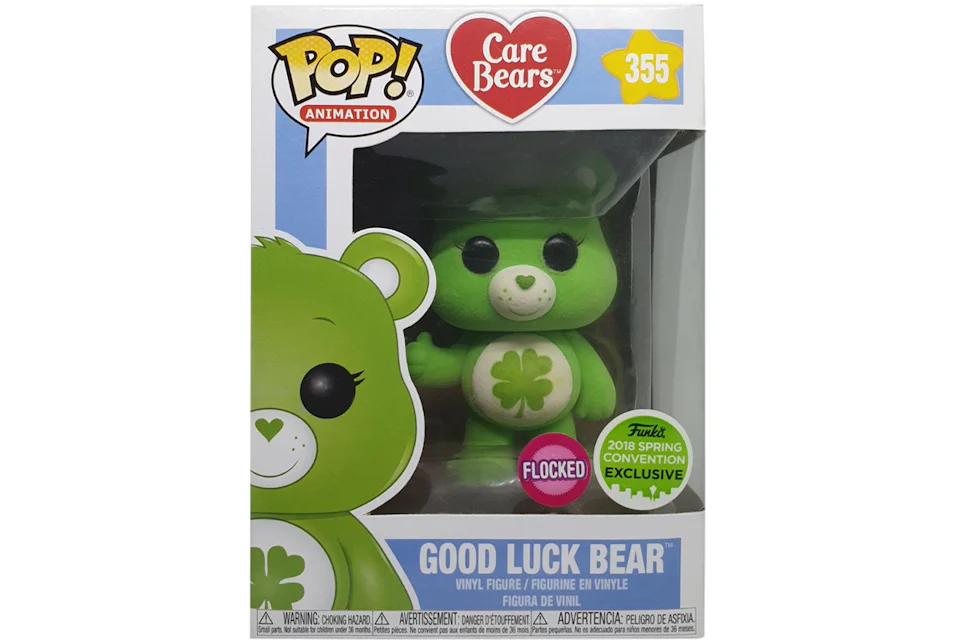 Funko Pop! Animation Care Bear Good Luck Bear (Flocked) Spring ...