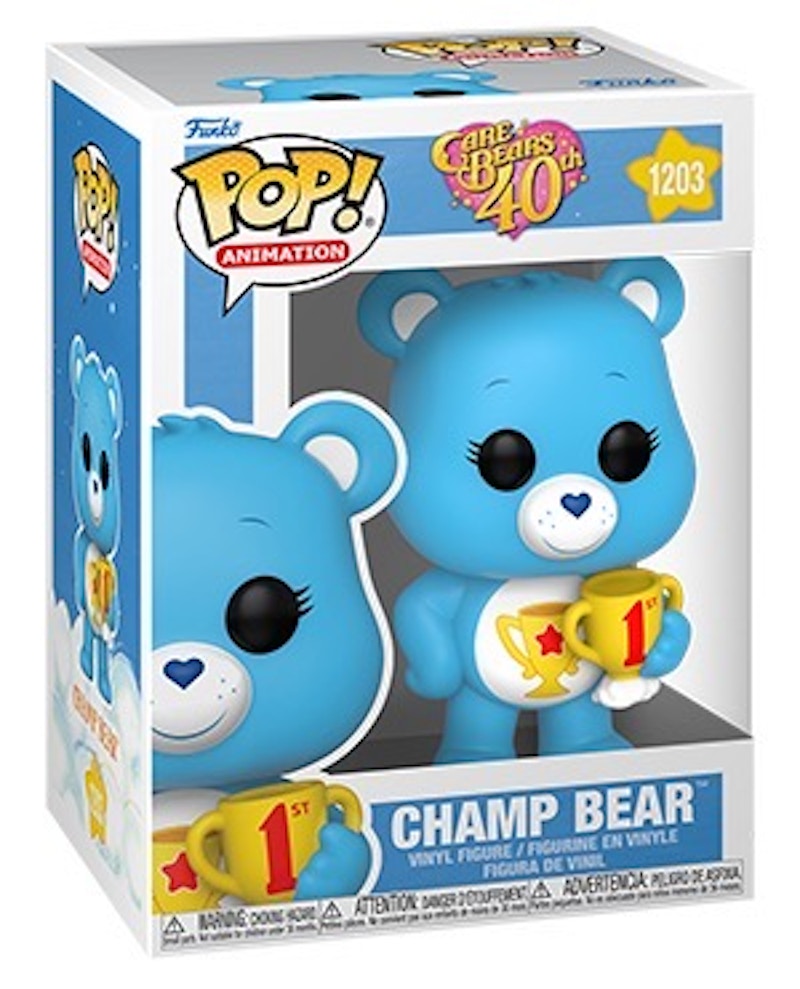 Funko Pop! Animation: Care Bears 40th Anniversary Champ Bear Figure #1203