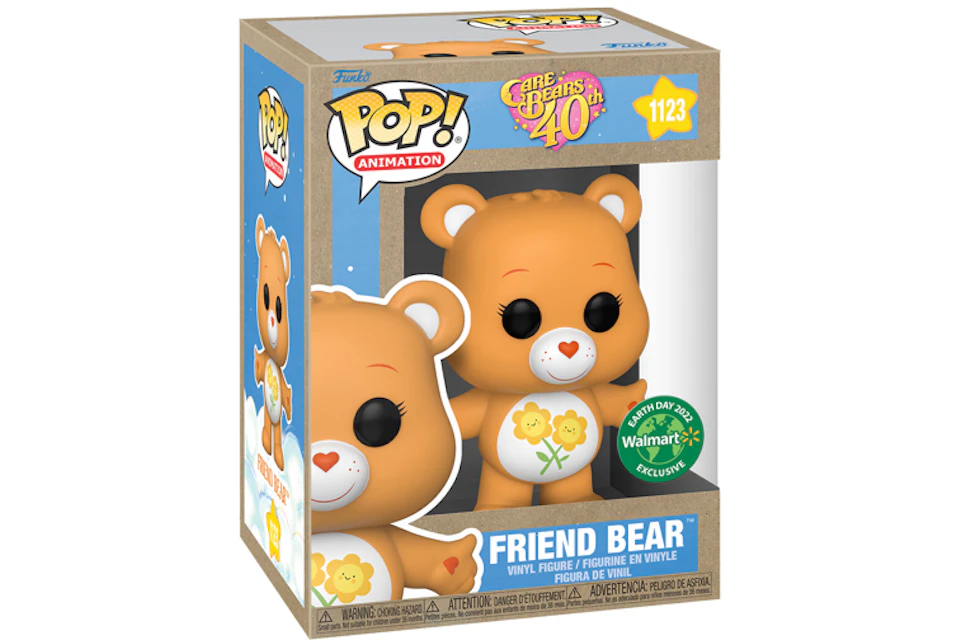Modderig arm Speciaal Funko Pop! Animation Care Bears 40th Anniversary Friend Bear 2022 Walmart  Earth Day Exclusive Figure #1123 - US