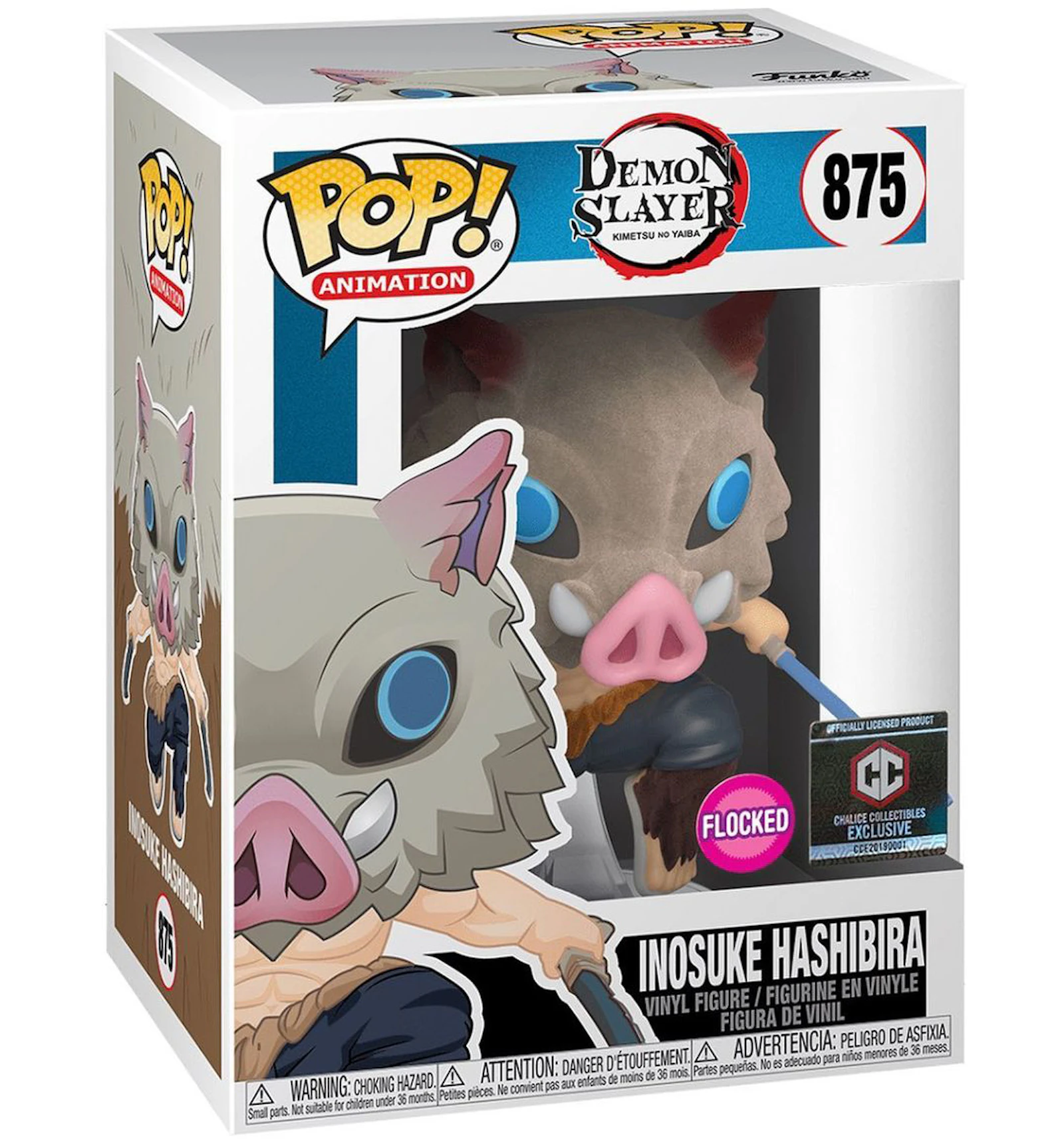 Funko Pop Animation Demon Slayer Inosuke Hashibira Flocked Cc Exclusive Figure 875 Us Funko Pop Animation Demon Slayer Inosuke Hashibira Flocked Cc Exclusive Figure 875 Us