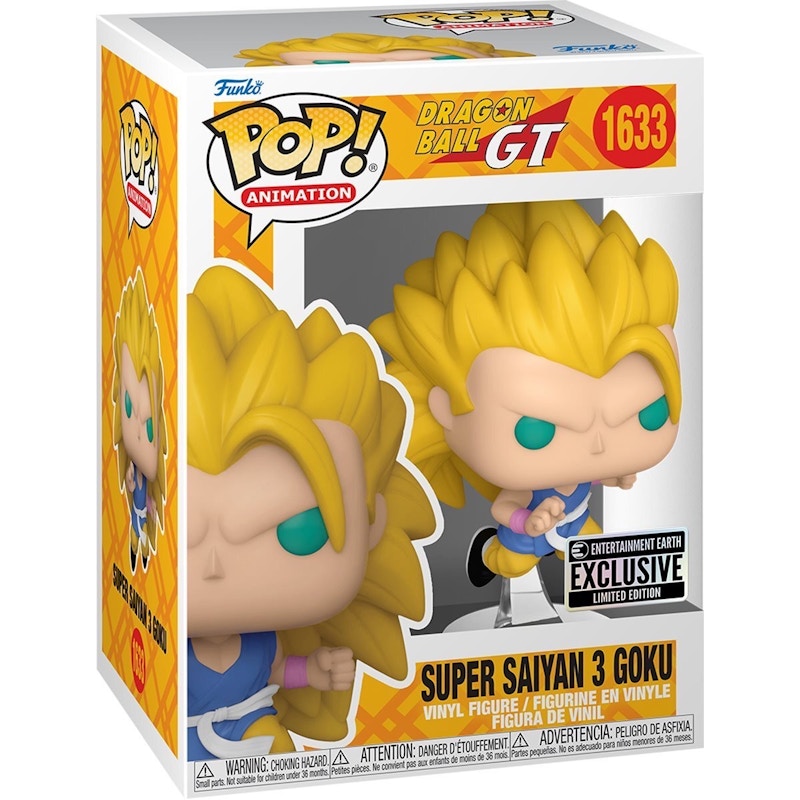 Funko Pop! Animation: Dragon Ball GT Super Saiyan 3 Goku (Entertainment Earth) Figure #1633