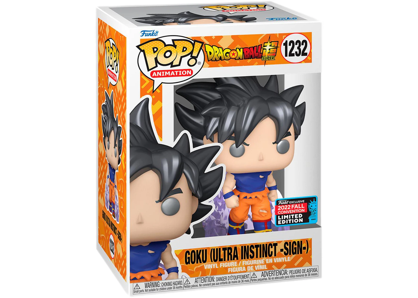 Funko Pop! Animation Dragon Ball Super Goku (Ultra Instinct -Sign