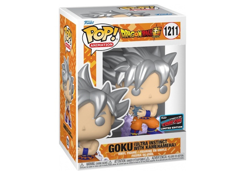 Funko Pop! Animation Dragon Ball Super Goku (Ultra Instinct with  Kamehameha) 2022 NYCC Exclusive Figure #1211