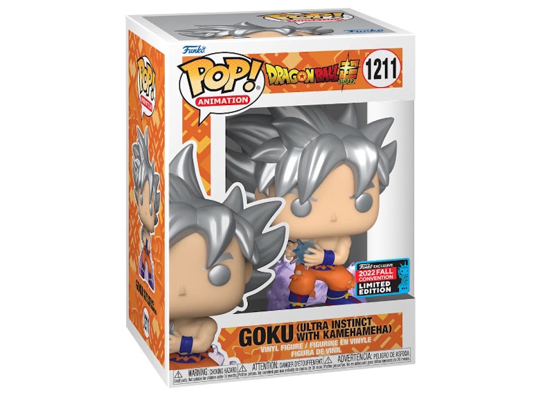 Funko Pop! Animation Dragon Ball Super Goku (Ultra Instinct with Kamehmeha)  2022 Fall Convention Exclusive Figure #1211