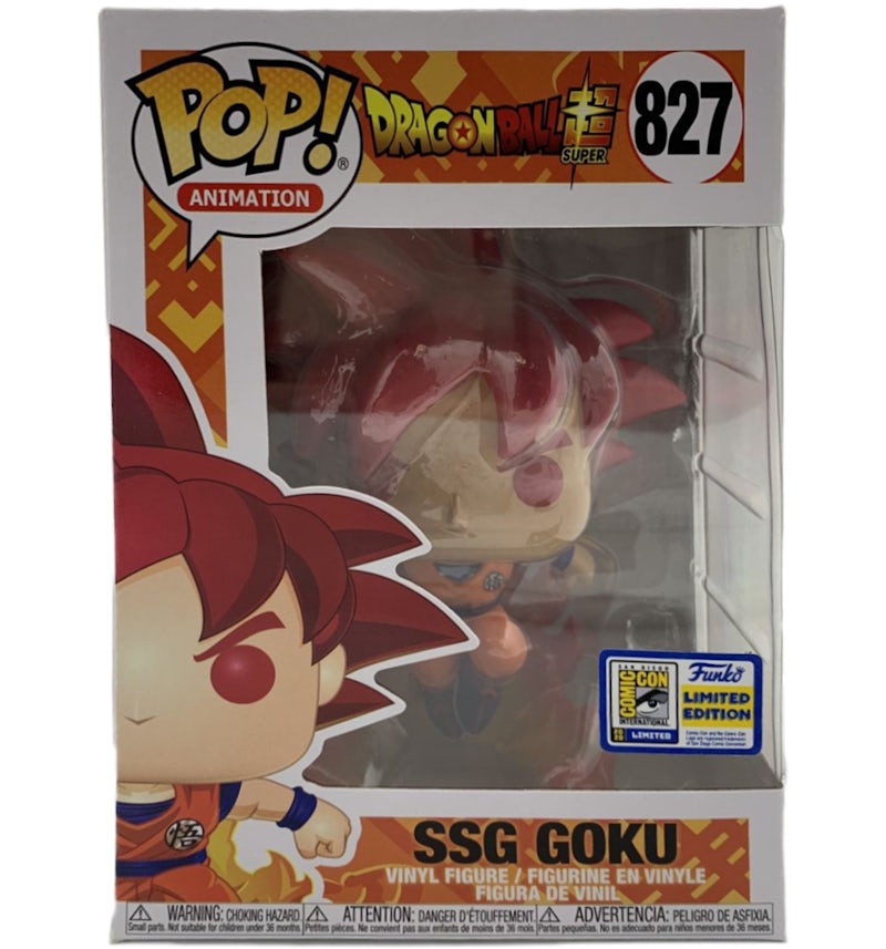 Sdcc 2020 Funko Pop Goku Super Saiyan God Funko Pop! Animation
