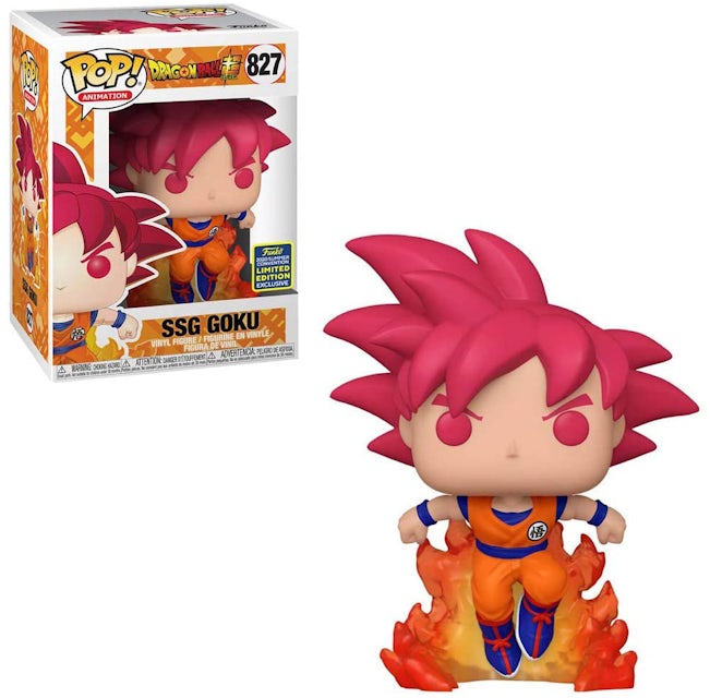 Funko Pop! Animation Dragon Ball Super SSG Goku Summer Convention Exclusive  Figure #827