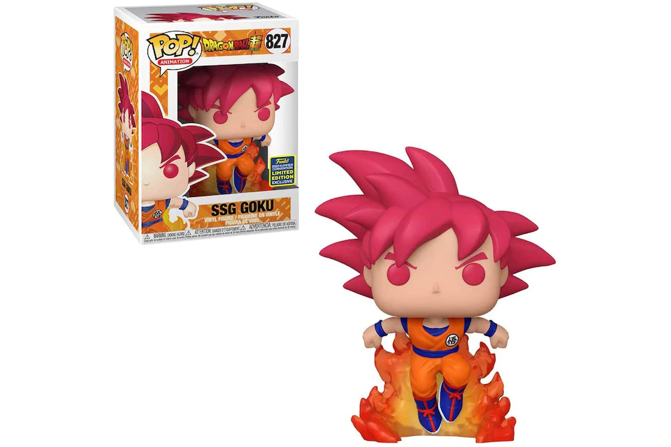 Funko Pop! Animation Dragon Ball Super SSG Goku Summer Convention Exclusive Figure #827