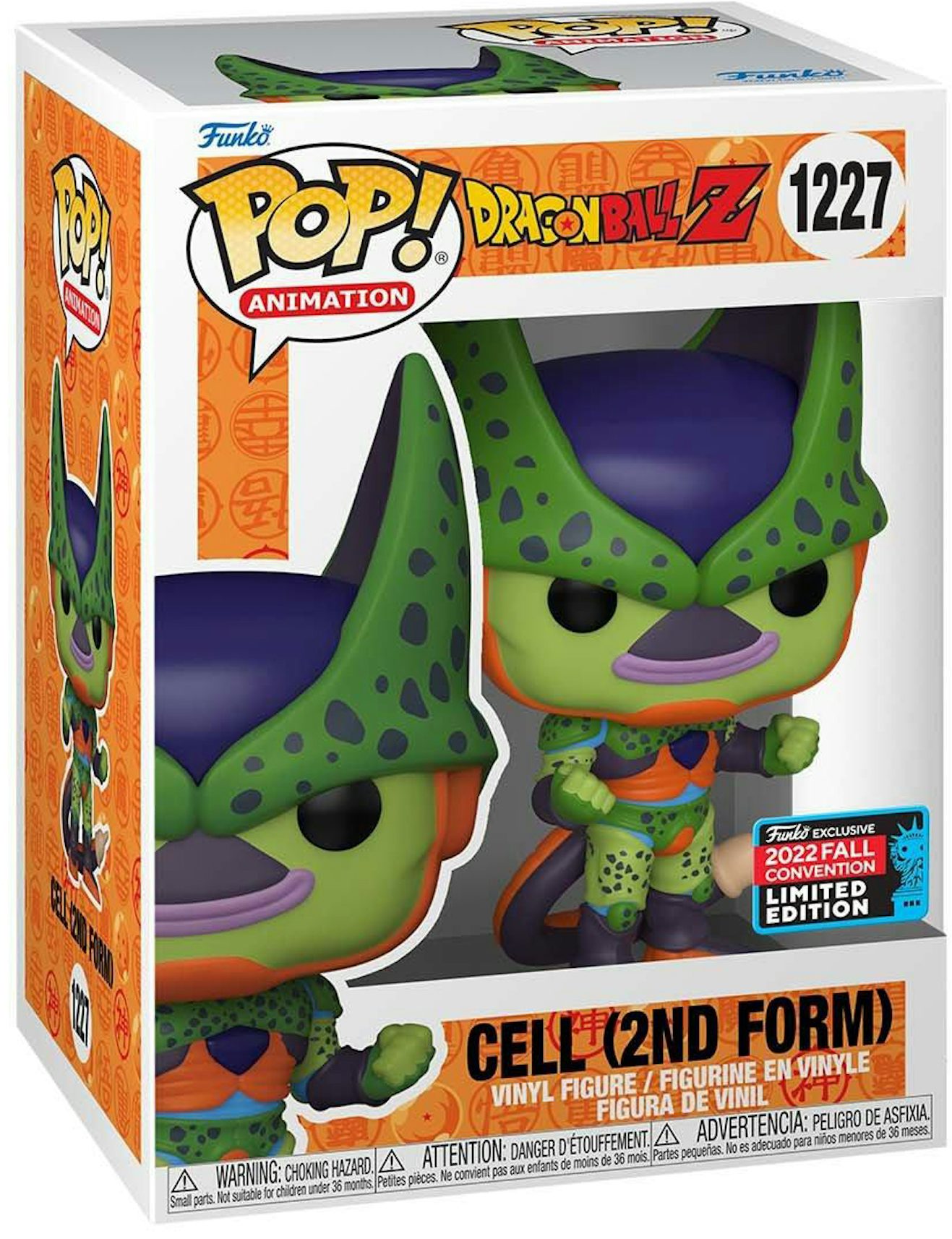 Funko Pop! Animation Dragon Ball Z Cell (2nd Form) 2022 Fall Convention  Exclusive Figure #1227 - US