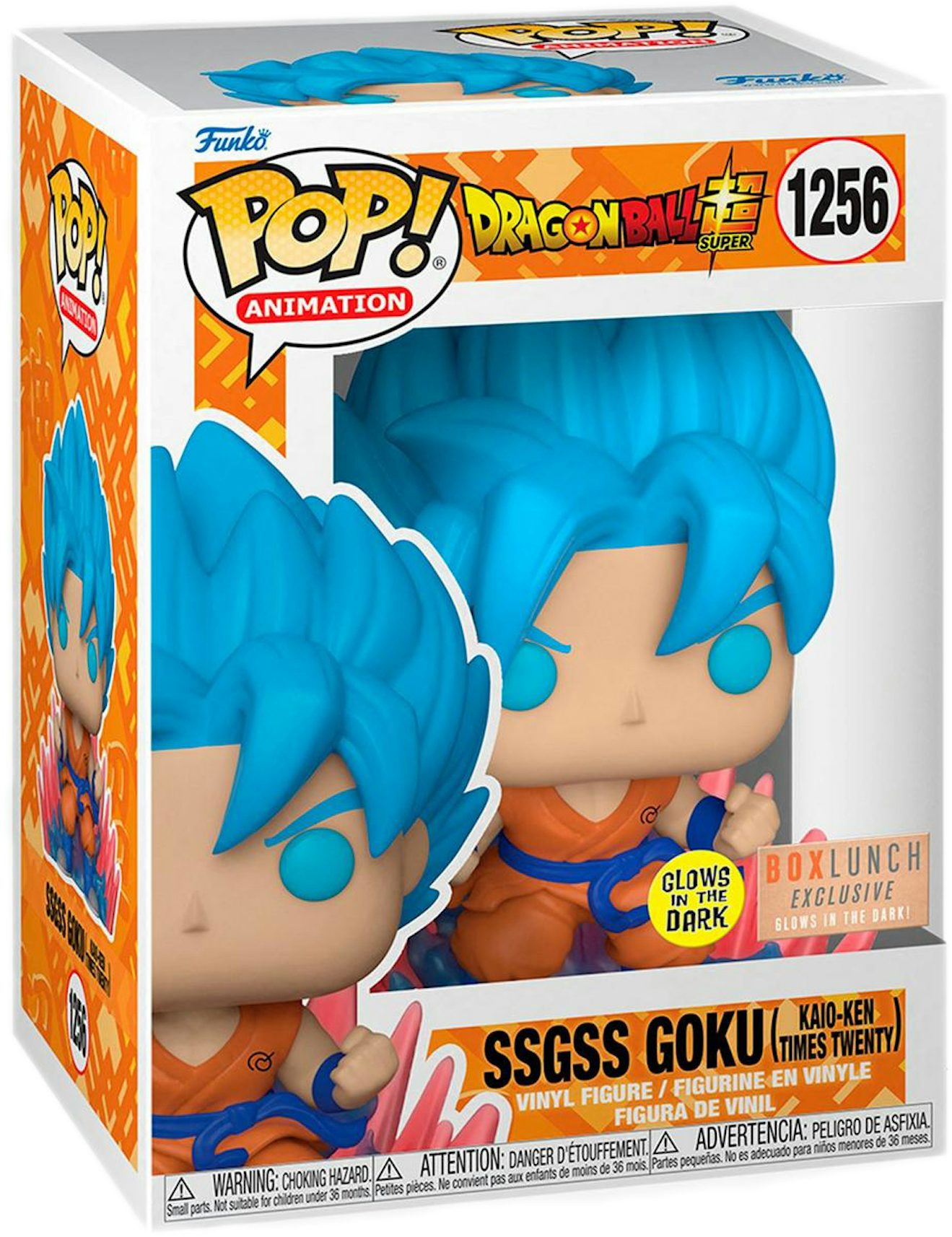 Goku Ultra Instinct Kamehameha Funko POP - 2022 NYCC Exclusive Con Sticker