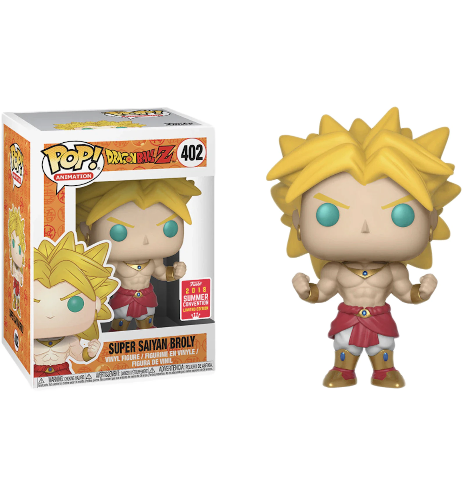 Funko Pop Animation Dragon Ball Z Super Saiyan Broly 18 Summer Convention Exclusive Figure 402 Ss18 Gb Funko Pop Animation Dragon Ball Z Super Saiyan Broly 18 Summer Convention Exclusive Figure 402 Ss18 Gb