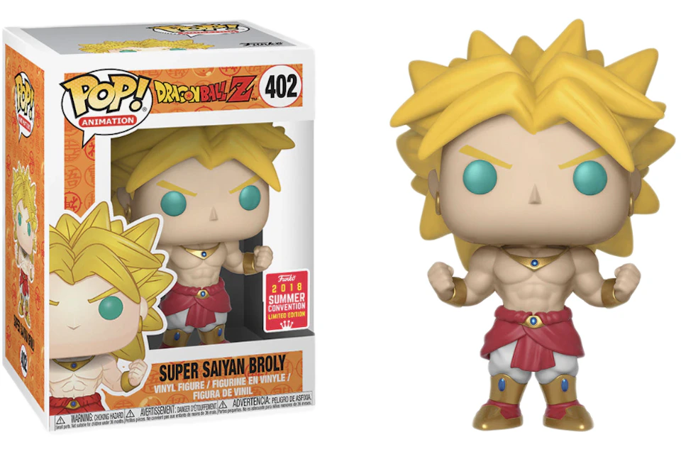 Funko Pop Animation Dragon Ball Z Super Saiyan Broly 18 Summer Convention Exclusive Figure 402 Ss18 Funko Pop Animation Dragon Ball Z Super Saiyan Broly 18 Summer Convention Exclusive Figure 402 Ss18