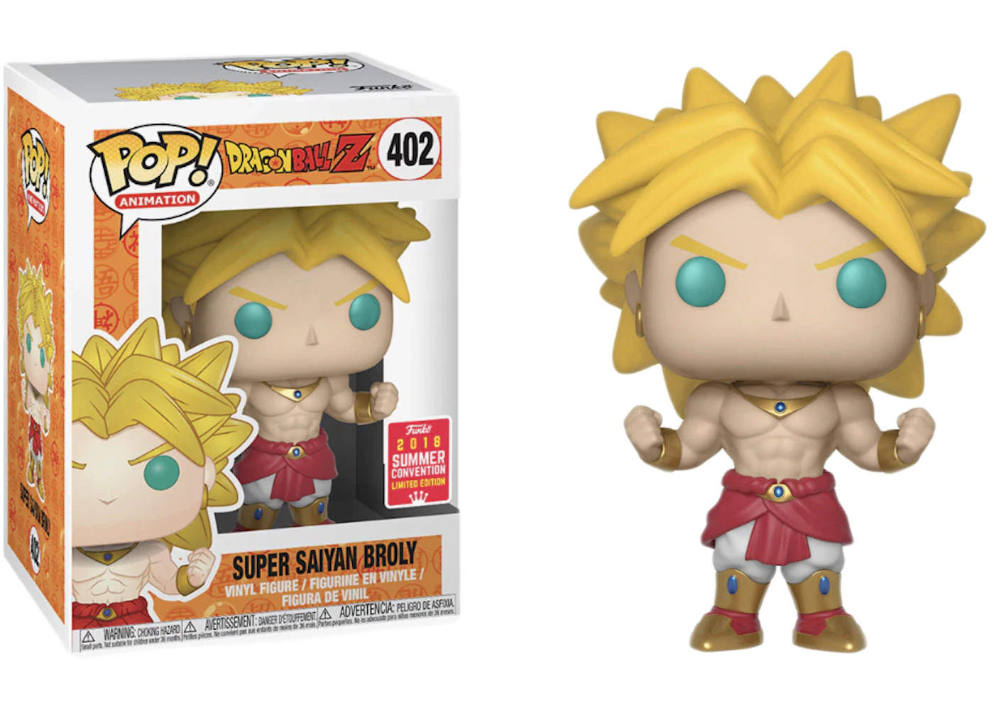 Funko Pop Animation Dragon Ball Z Super Saiyan Broly 18 Summer Convention Exclusive Figure 402 Ss18 Us Funko Pop Animation Dragon Ball Z Super Saiyan Broly 18 Summer Convention Exclusive Figure 402 Ss18 Us
