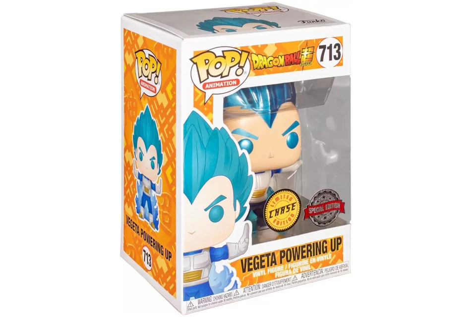 Funko Pop! Animation Dragon Ball Z Vegeta Powering Up Chase Special Edition Figure #713