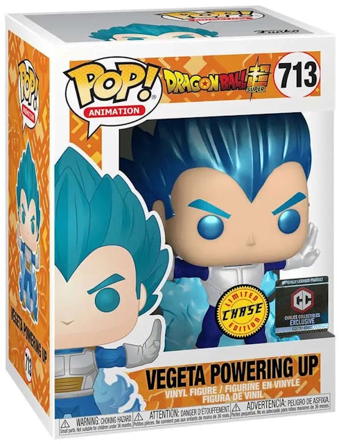 Funko Pop! Animation Dragon Ball Z Super Vegeta Powering Up (Chase) Chalice  Collectibles Exclusive Figure #713 - US