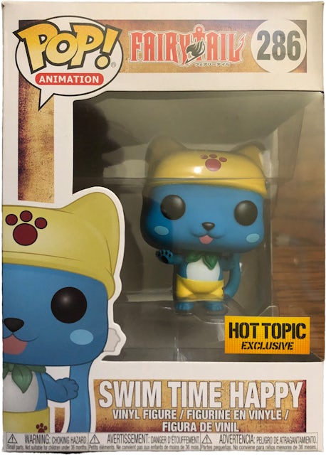 Swim Time Happy #286 Hot Topic Exclusive Funko Pop! Animation Fairy Tail