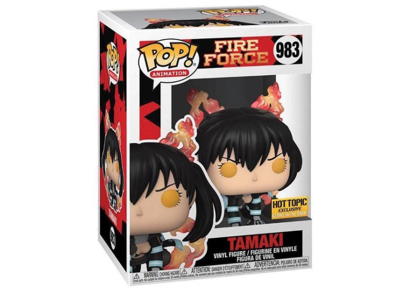 Funko Pop! Animation Fire Force Tamaki GITD Hot Topic Exclusive Figure #983