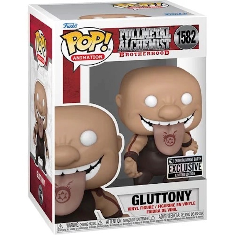Funko Pop! Animation: Fullmetal Alchemist Brotherhood Gluttony (Entertainment Earth) Figure #1582