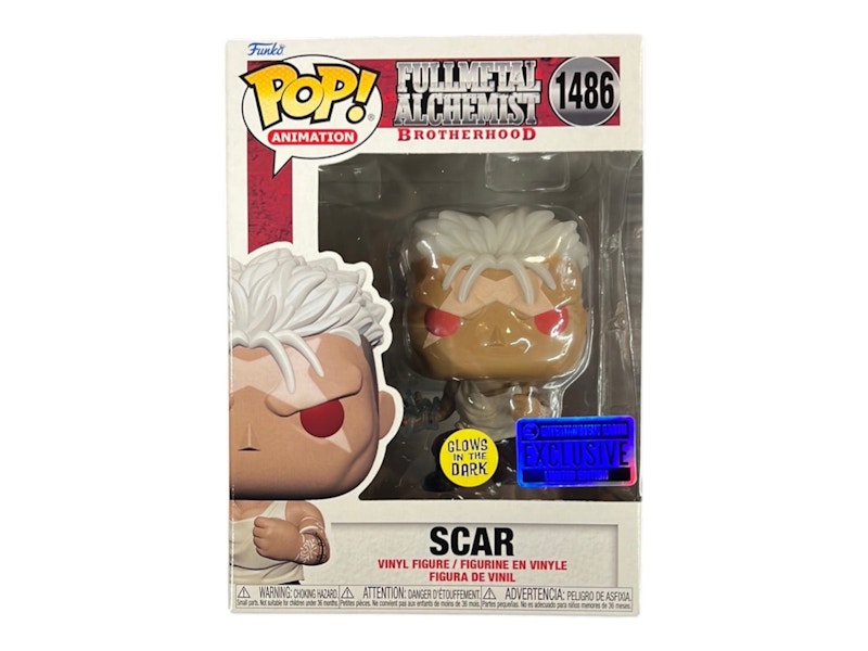 Funko Pop! Animation: Fullmetal Alchemist Brotherhood Scar (Glow)(Entertainment Earth) Figure #1486