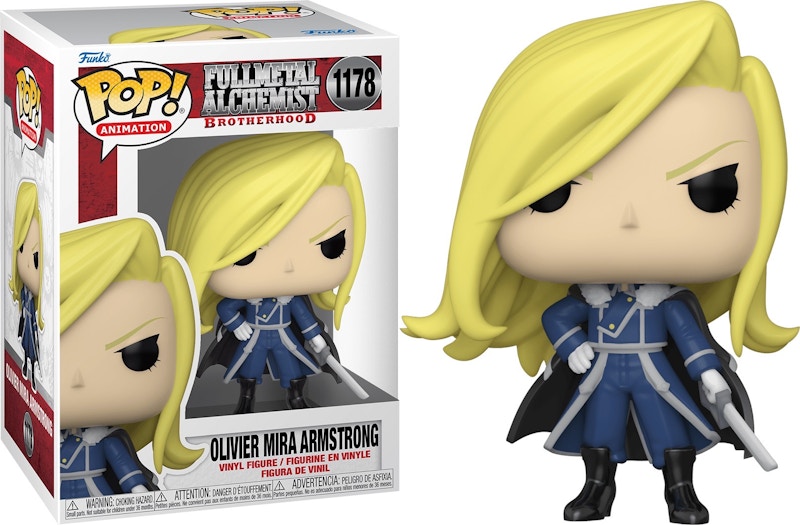 Funko Pop! Animation: Fullmetal Alchemist Olivier Mira Armstrong Figure #1178