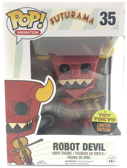 Funko POP TV: Futurama - Robot Devil Action Figure