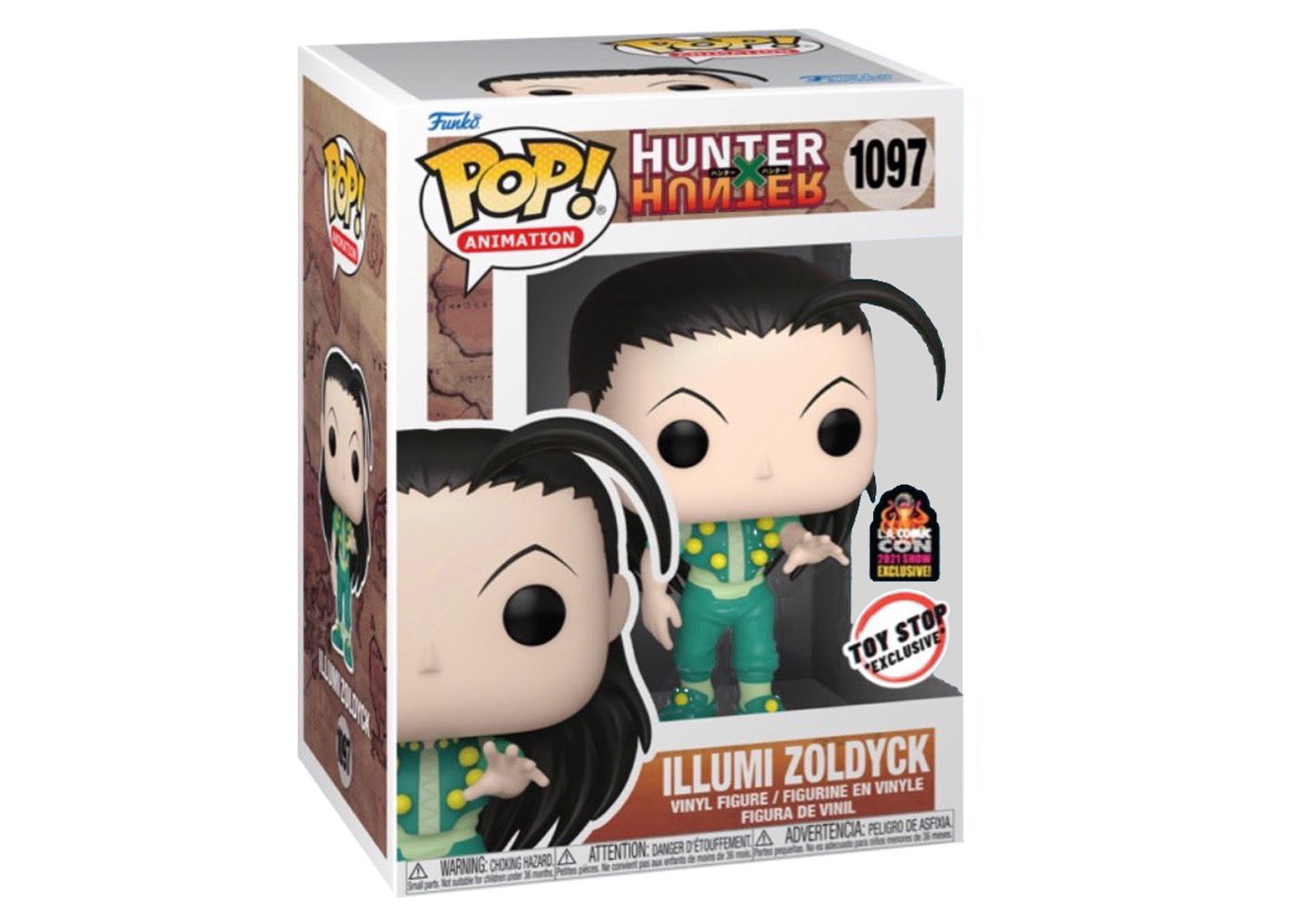 Funko Pop! Animation Hunter x Hunter Illumi Zoldyck 2021 LA Comic Con Toy  Stop Exclusive Figure #1097