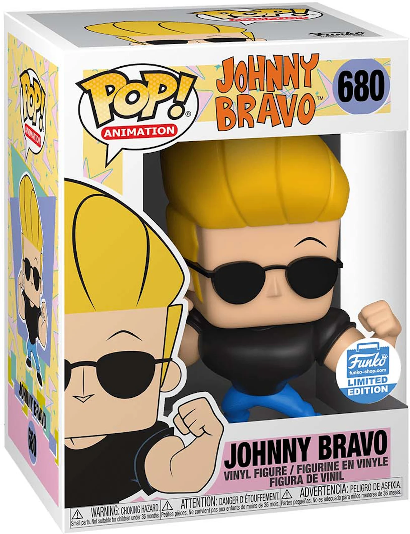 Funko Pop! Animation Johnny Bravo Funko Shop Exclusive Figure #680