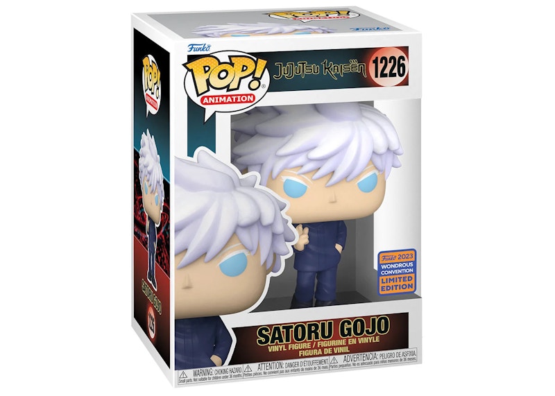 Funko Pop! Animation Jujutsu Kaisen Satoru Gojo 2023 Wondrous Convention  Exclusive Figure #1226