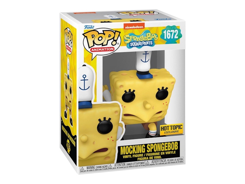 Funko Pop! Animation Mocking SpongeBob Vinyl Figure Hot Topic Exclusive Figure #1672
