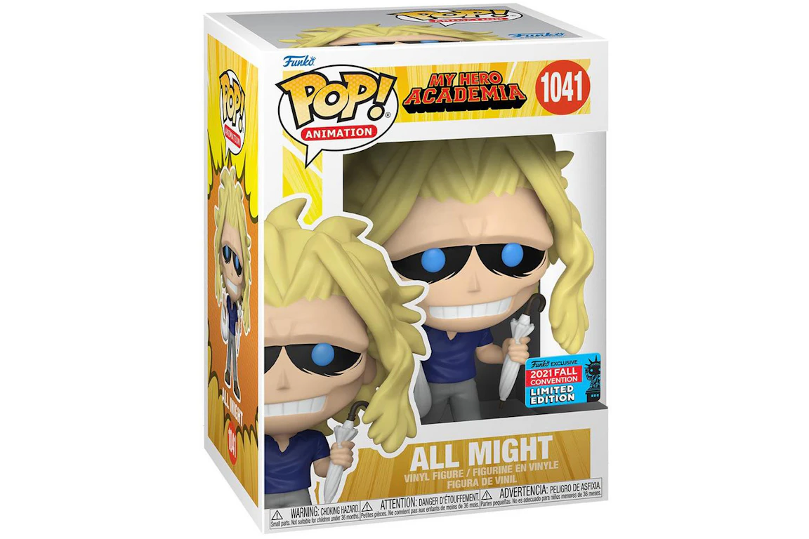 Funko Pop! Animation My Hero Academia All Might 2021 Fall Convention Exclusive Figure #1041