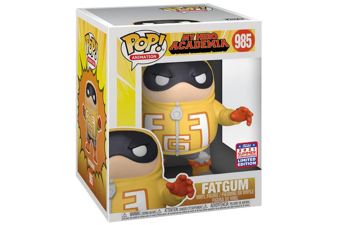 Funko Pop! Animation My Hero Academia Fatgum 2021 Summer Convention Exclusive Figure #985