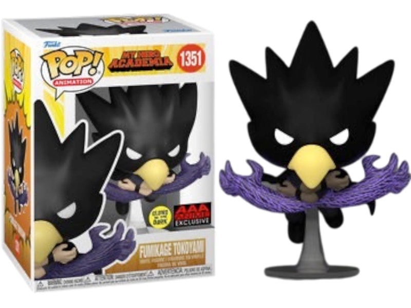 Funko Pop! Animation: My Hero Academia Fumikage Tokoyami (Glow)(AAA Anime) Figure #1351