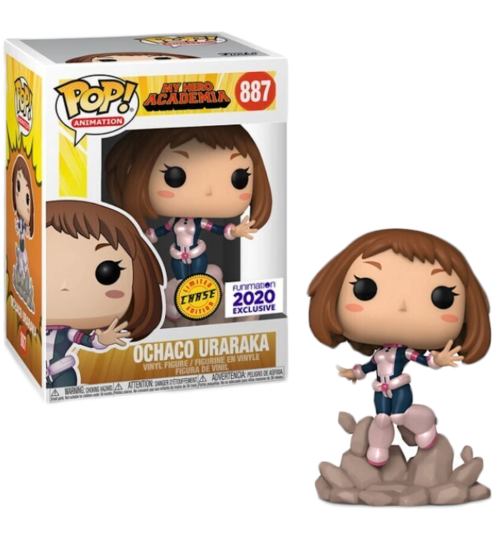 Funko Pop! Animation My Hero Academia Ochaco Uraraka (Unmasked) Chase ...