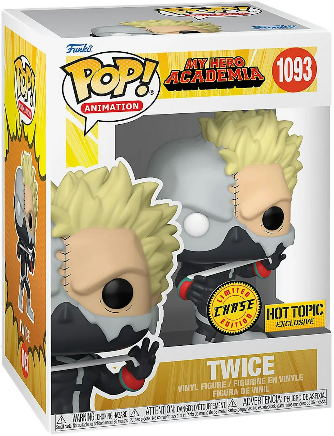 Funko Pop! Animation My Hero Academia Twice Hot Topic Chase Exclusive #1093 - SS22 - US
