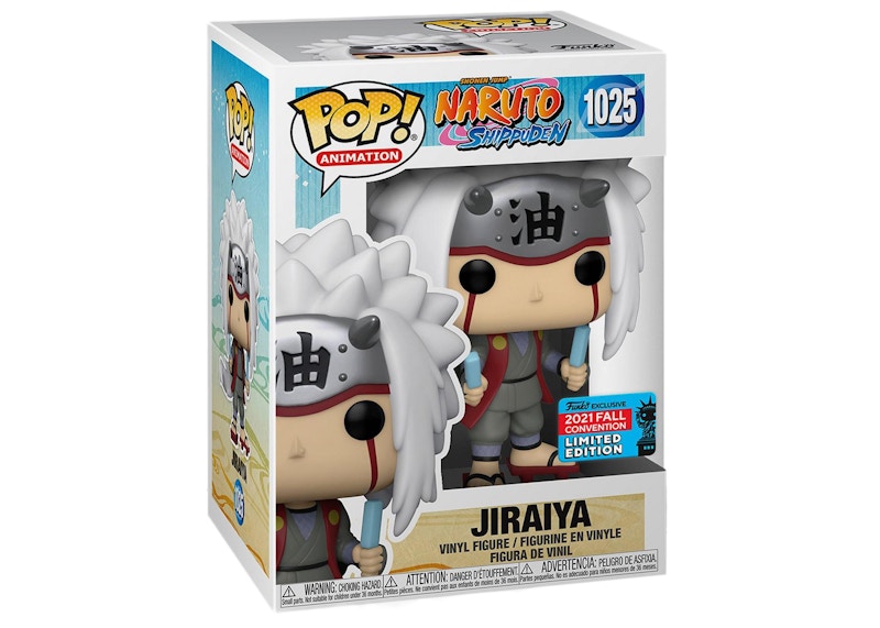 Funko Pop! Animation Naruto Shippuden Jiraiya 2021 Fall Convention  Exclusive Figure #1025