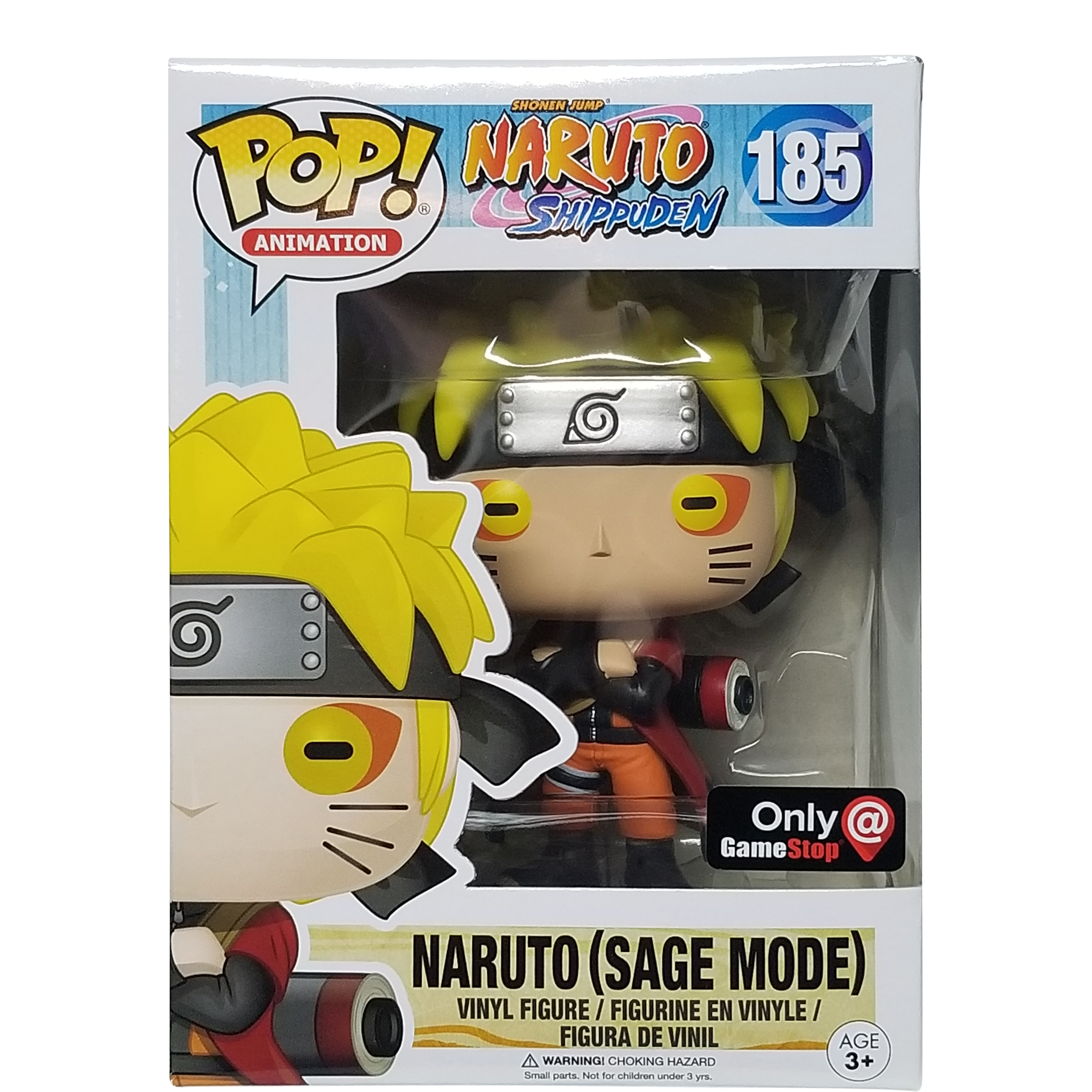 Funko Pop! Animation Naruto Shippuden Naruto (Sage Mode) Gamestop Exclusive  Figure #185
