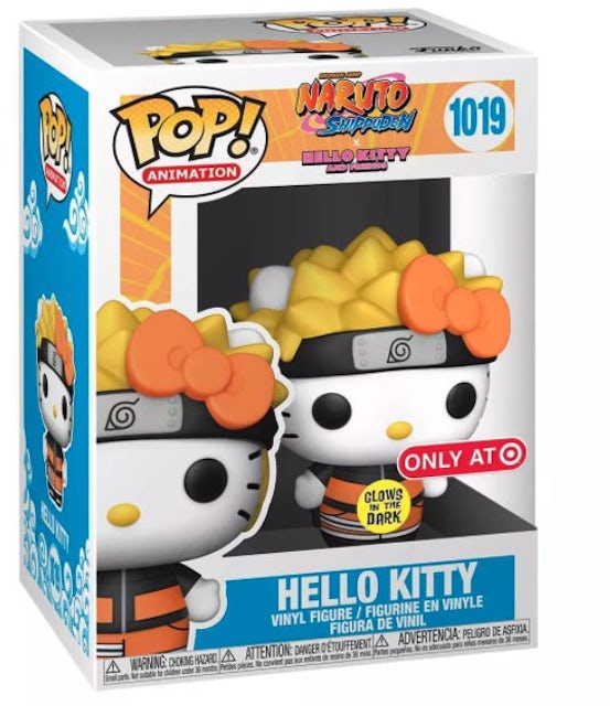 Funko Pop! Animation Naruto Shippuden x Hello Kitty And Friends Hello Kitty  GITD Target Exclusive Figure #1019 - FW21 - US