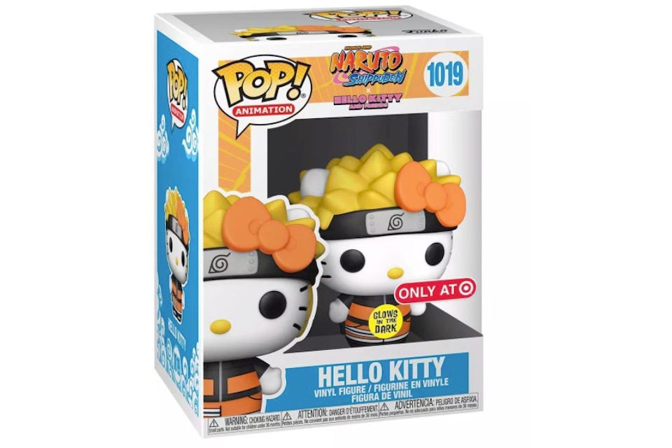 Funko Pop! Animation Naruto Shippuden x Hello Kitty And Friends Hello Kitty  GITD Target Exclusive Figure #1019 - FW21 - US
